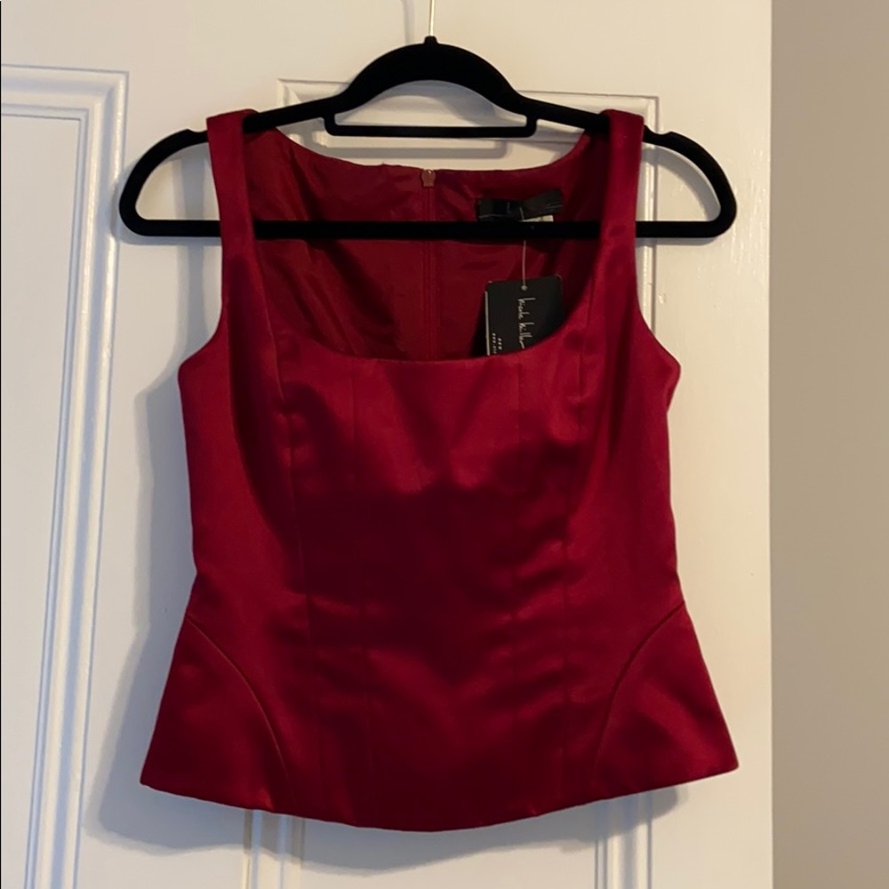 NWT Nicole Miller ORIGINAL SAMPLE Ruby Top